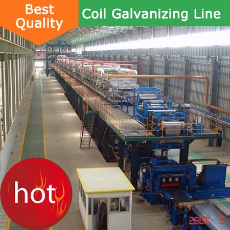 China best quality hot dipped galvanized hot dip galvanizing machine