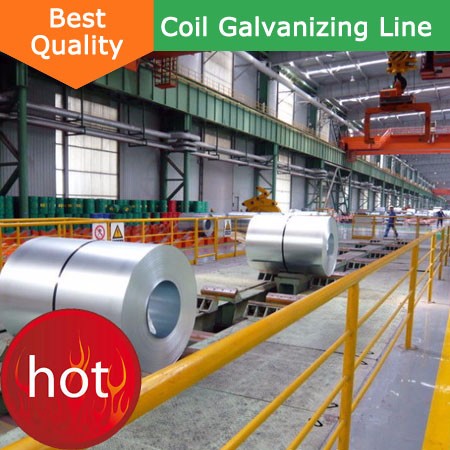 Galvalume hot dip galvanizing plant zinc sheet machine