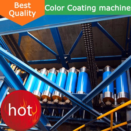 High precision long life color coating line coating machine