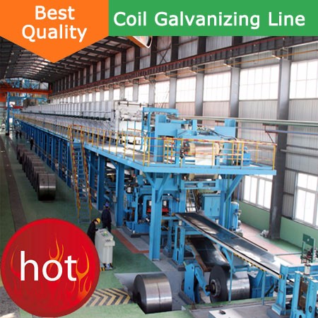 High production zinc coating hot dip galvanizing machine plant for sale